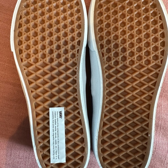 Vans~Black with white polka dots. Slip ons, Size 9 in women. - Picture 5 of 6